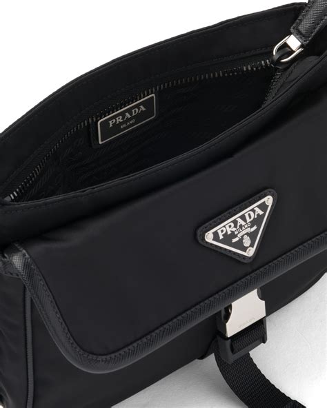 prada nylon and saffiano leather bag|prada nylon shoulder bag price.